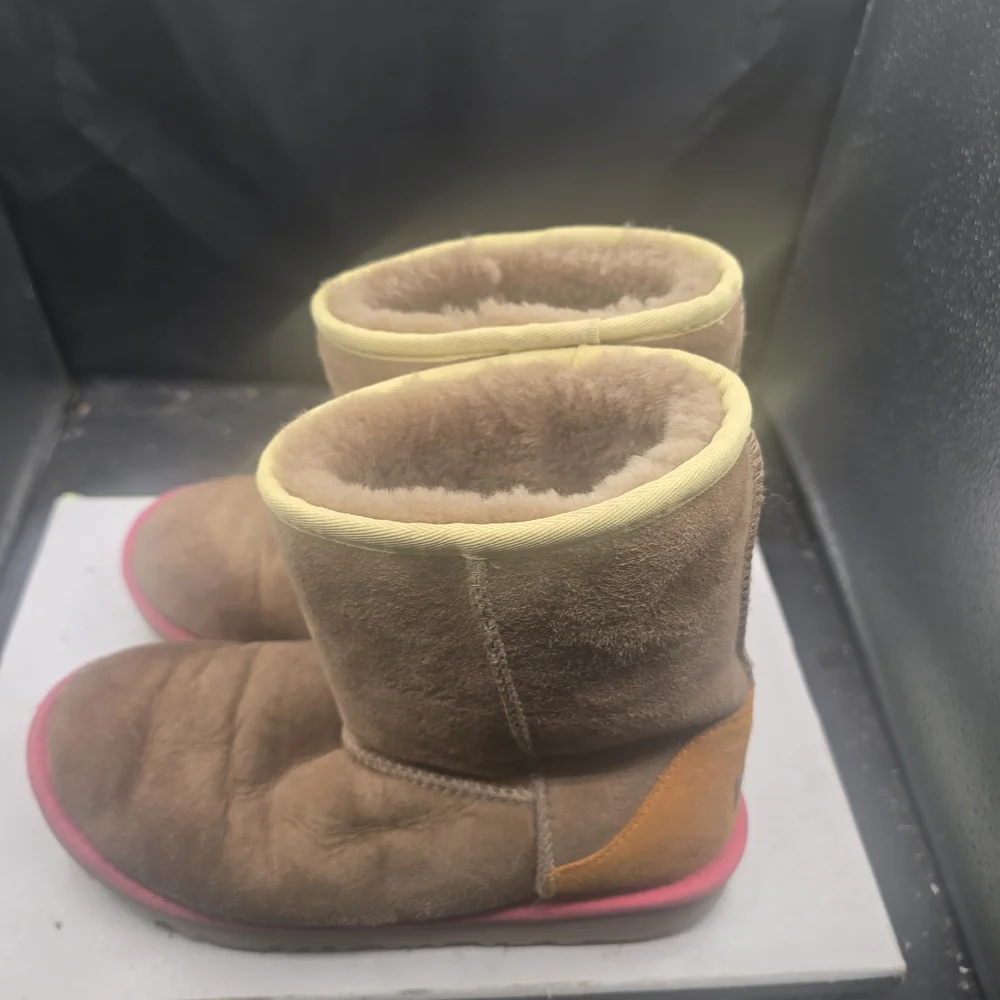 UGG Brown and Pink Winter Boots‎